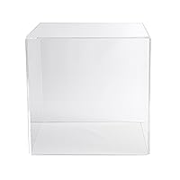 Acrylic Box Case | 5 Sided Acrylic Display | Large Museum Box Case | Plexiglass Vitrine | Acrylic Cube 18