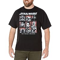 STAR WARS Force Awakens Ep VII Cast Men's Tops Short Sleeve Tee Shirt