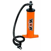 WOW Sports Manual Air Pump for Inflatables, 4 Universal Adapters Included