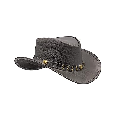 HADZAM Outback hat Shapeable into Leather Cowboy Hat Durable
