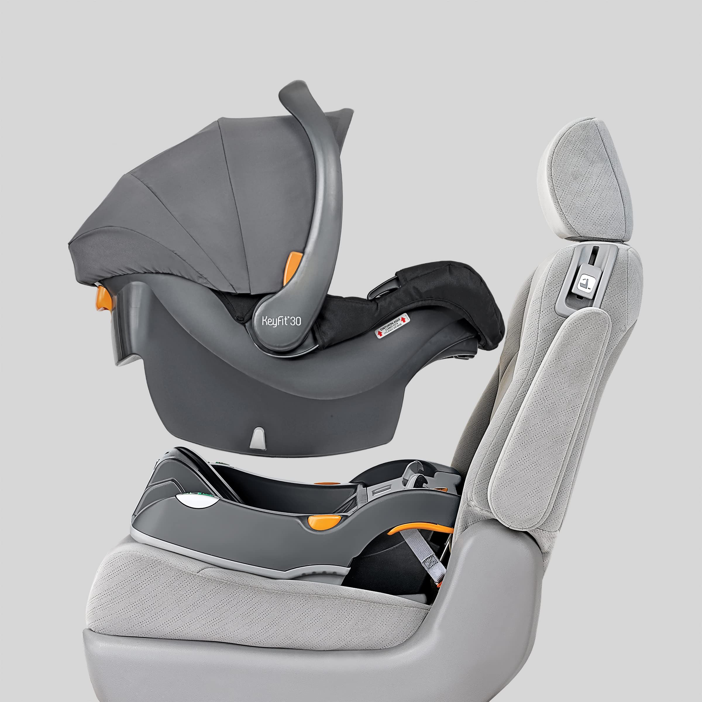 Chicco KeyFit 30 Infant Car Seat and Base | Rear-Facing Seat for Infants 4-30 lbs.| Infant Head and Body Support | Compatible with Chicco Strollers | Baby Travel Gear