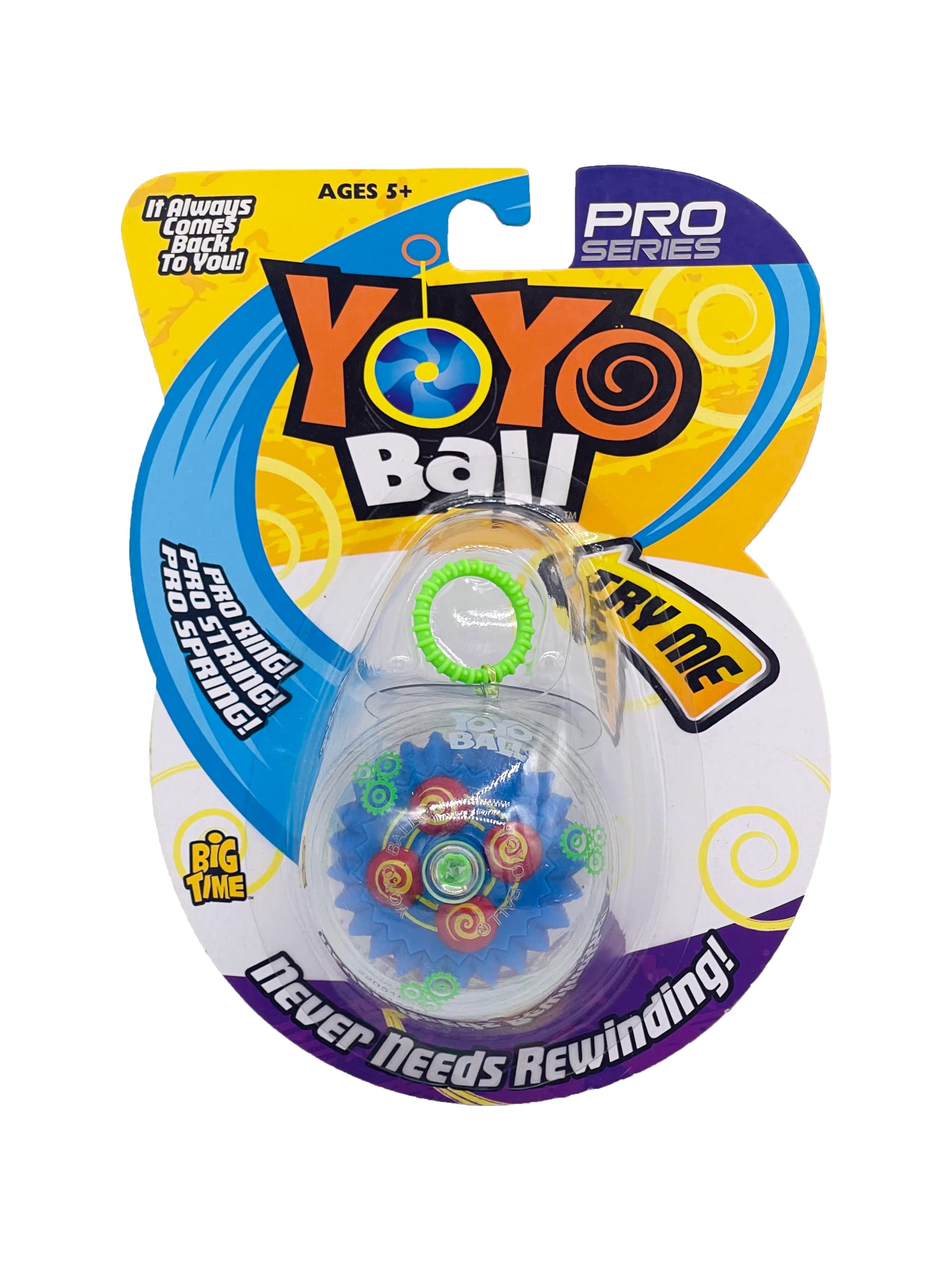 YoYo Ball Party Pack of 5, As seen on TV, Assorted Colors and Patterns, Automatically Returns to You - Never Needs rewinding, Instructions Included - Learn to Create Tricks