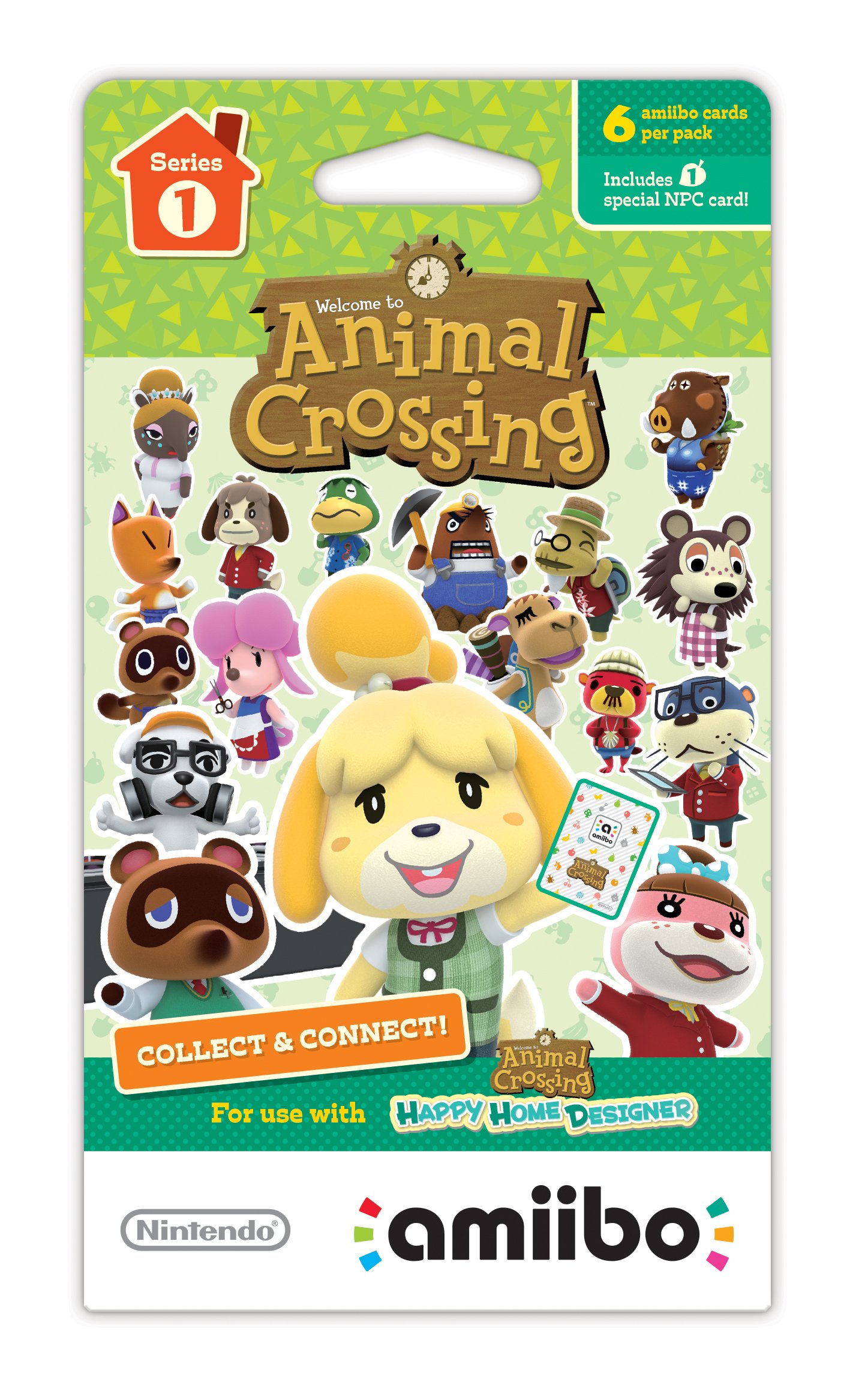 Animal Crossing Series 1 Single Pack of 6 Cards