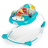 Baby Einstein Sky Explorers Baby Walker Activity Center and Sensory Play Learning-Toy with Lights, Songs and Sounds, Age 6 Months+, Blue