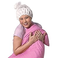 Diane Satin Lined Sleep Cap, White, One Size Fits All (160048)