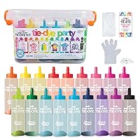 Tie Dye Party Kit for Kids & Adults - 36 Large Tye Dye Bottles with 12  Colors & Tie Dye Powder, Soda Ash, Gloves - Tie Dye Kit for Large Groups 