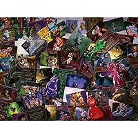 Ravensburger Disney Villainous: All Villains 2000 Piece Jigsaw Puzzle for Adults - Every Piece is Unique, Softclick Technology Means Pieces Fit Together Perfectly