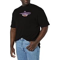 Disney Duck Darkwing Bighead Men's Tops Short Sleeve Tee Shirt