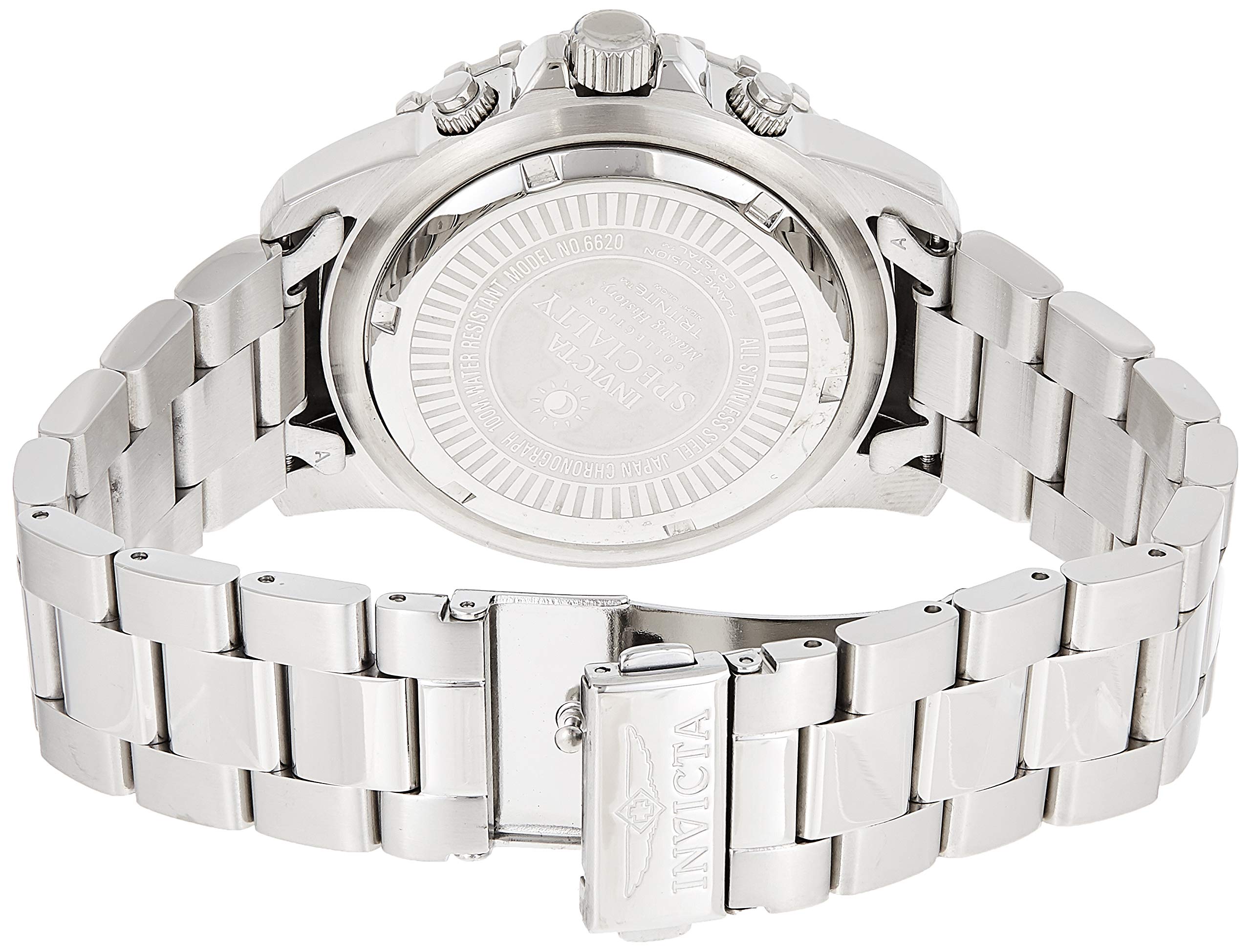 Invicta Men's Specialty Quartz Watch with Stainless Steel Band