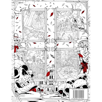 THE HORROR CASTLE: A Creepy and Spine-Chilling Coloring Book For Adults. Dead But Not Buried Are Waiting Inside... (Horror and Scary Gifts)