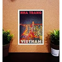Vietnam Fridge Magnet SET 1 Art Souvenir Gift Vintage Retro 2x3