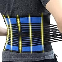 Aptoco Back Brace for Lower Back Pain Relief, Back Support Belt Invisible Lumbar Spine Protection Belt Compression Breathable Posture Corrector with 4 Anatomical Stays(Waist: 39.4''-44.5'')