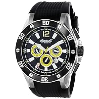 Ingersoll Men's IN3221BK Brazos Analog Display Automatic Self Wind Black Watch