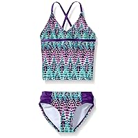 Girls Candy Beach Sport 2-Piece Tankini Swimsuit