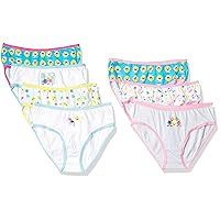 Baby Shark Girls' 100% Combed Cotton Underwear Panties in Sizes 18m, 2/3t, 4t, 4, 6, 8