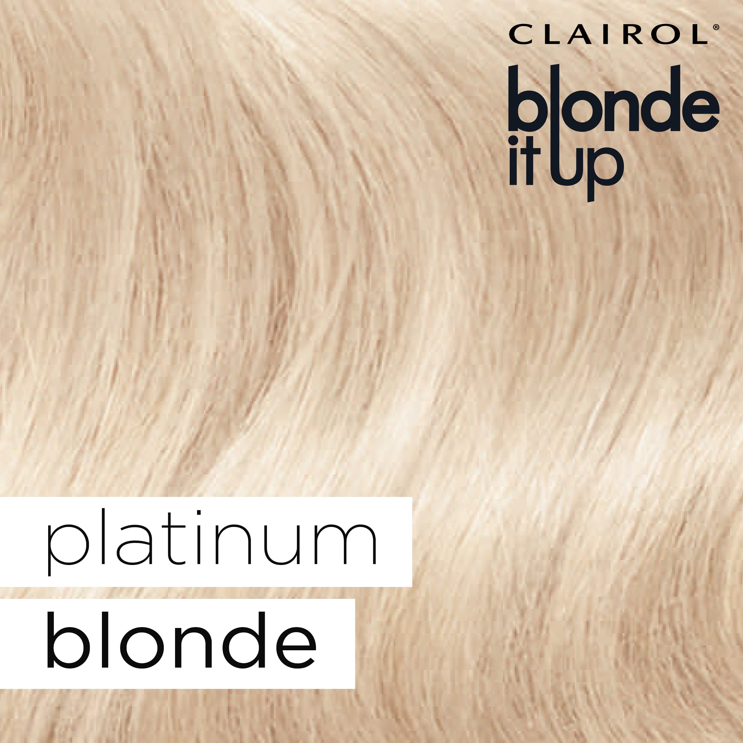 Clairol Blonde It Up Permanent Hair Dye, Platinum Blonde Hair Color, Pack of 1