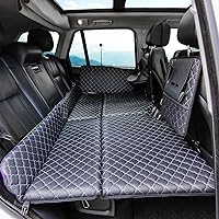 Non Inflatable Truck Bed Air Mattress for Large Truck,Car Travel Camping Back Seat Extender for F150/RAM 1500/Silverado/Ranger/GMC/Tundra/Tacoma