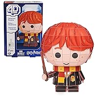 Harry Potter Ron Weasley 3D Puzzle Model Kit 87 Pcs | Harry Potter Gifts Desk Decor | Building Toys | 3D Puzzles for Adults & Teens 12+
