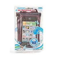 DiCAPac WP-i10 Waterproof Case for iPhone 4 / 3G / 3GS Brown
