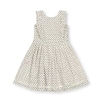 Hope & Henry Girls' Flutter Sleeve Fit and Flare Dress