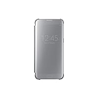 Samsung Galaxy S7 edge Case S-View Clear Flip Cover - Silver