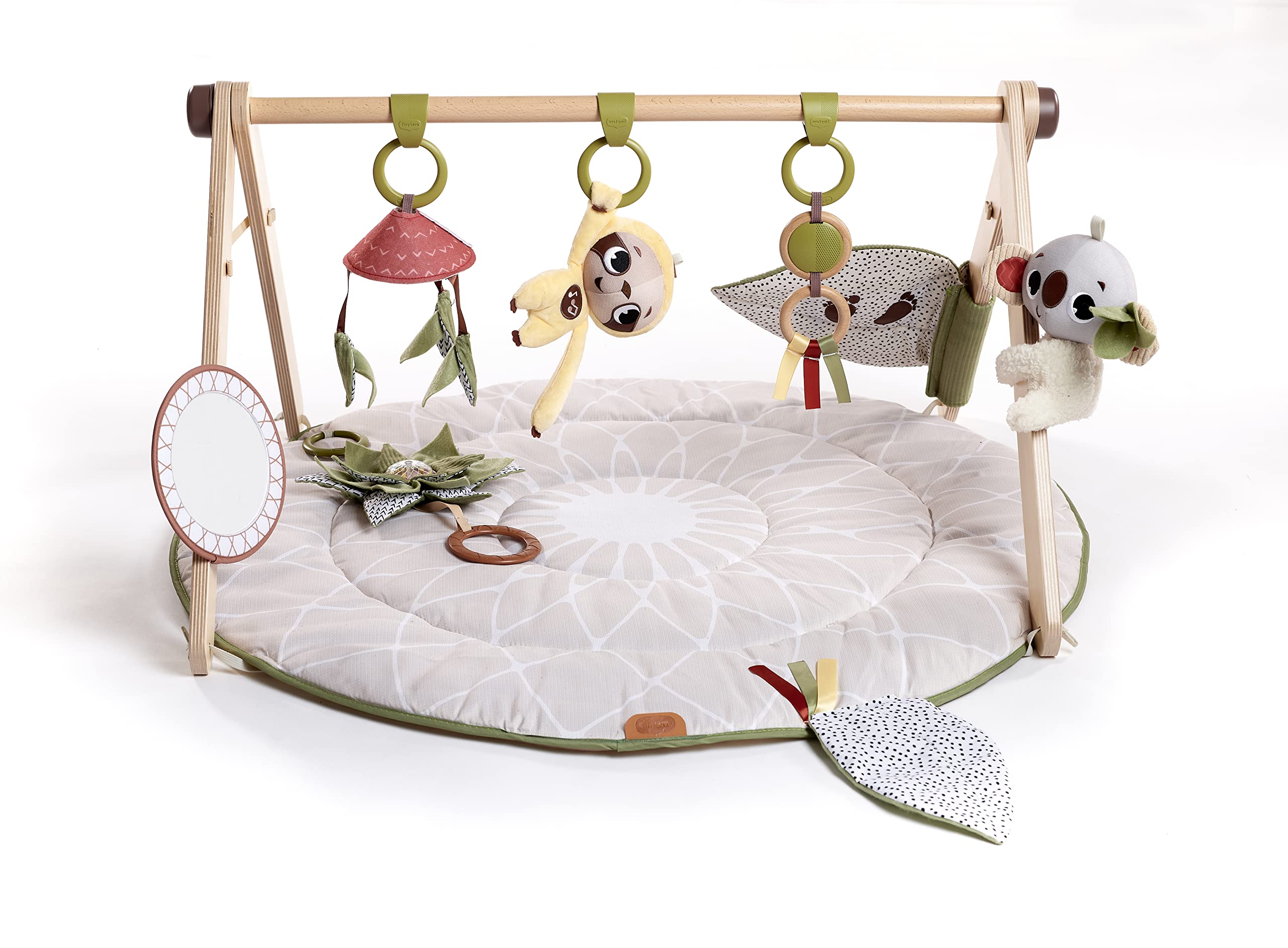 Tiny Love Boho Chic Gymini with Mirror and Detachable Toys, Developmental Gym and Playmat for Babies, Newborns, and Infants