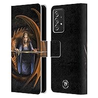 Head Case Designs Officially Licensed Anne Stokes The Truth Dragons 5 Leather Book Wallet Case Cover Compatible with Samsung Galaxy A53 5G (2022)