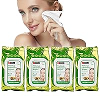 Original Derma Beauty 320 Makeup Cleansing Wipes Soothing Avocado Face Cleanser Makeup Remover Wipes for Beauty & Personal Care