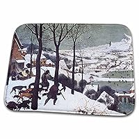 3dRose Hunters in the Snow by Pieter Bruegel - Dish Drying Mats (ddm-130138-1)