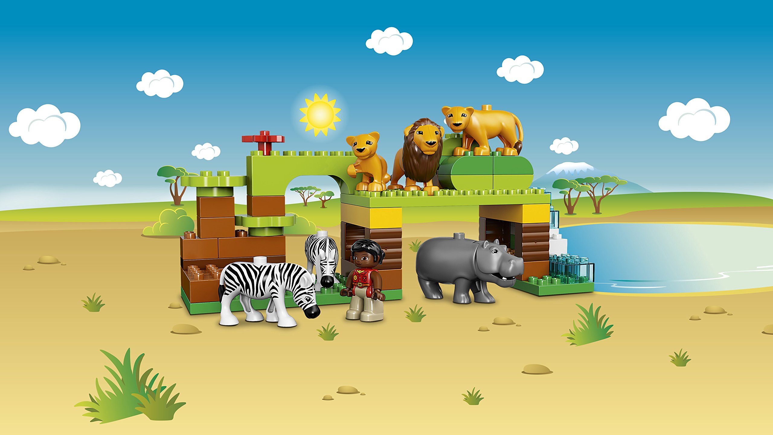LEGO (Duplo of The World Animal Round-The-World Set 10805
