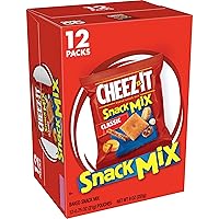 Cheez-It Snack Mix, Lunch Snacks, Office and Kids Snacks, Classic, 9oz Box (12 Packs)