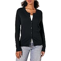 Amazon Essentials Women's Lightweight Crewneck Cardigan Sweater (Available in Plus Size)