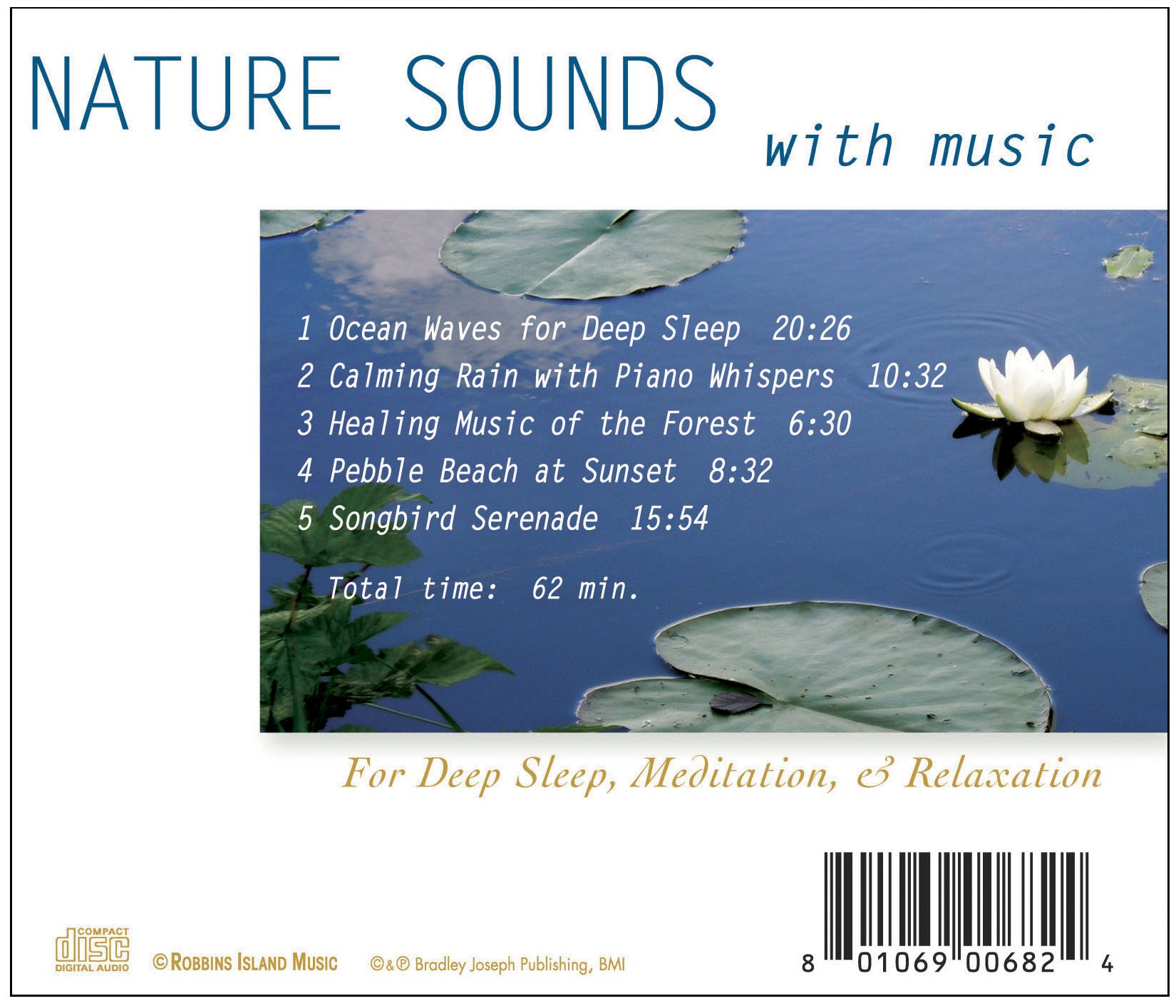 Nature Sounds with Music Deep Sleep Music, Relaxation, Music for Healing, Music with Nature