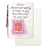 Blue Mountain Arts Anniversary Card—For Husband, Wife, or Significant Other (On Our Anniversary, I Want to Say More Than Just “I Love You”)