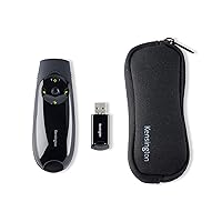 Expert Wireless Presenter with Green Laser Pointer and Cursor Control (K72426AMA)