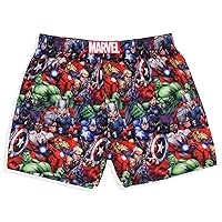 Marvel Men's Avengers Superhero Characters Repeat Print Boxers Underwear