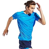 TLRUN Men's Ultra Lightweight Running Shirts Dry Fit Marathon Top Tee Cool Short Sleeve Athletic T-Shirts