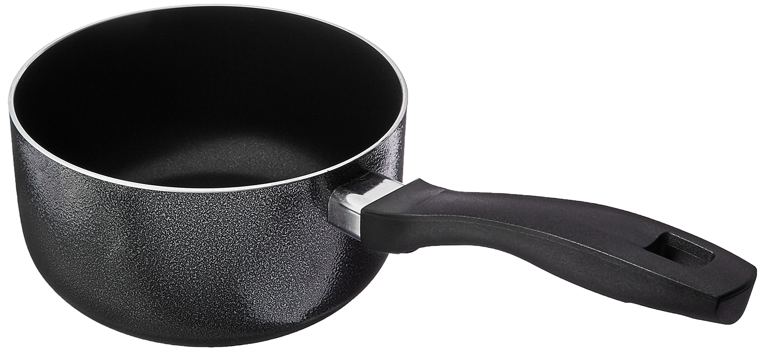 Oster Calirborne Aluminum Non Stick Sauce Pan with Lid, 2.5 Quart, Black