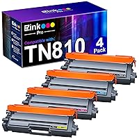 TN810 Compatible Toner Cartridge Replacement for Brother TN810 TN-810 TN 810 to Use with HL-L9410CDN L9430CDN L9470CDN EX470W MFC-L9610CDN L9630CDN L9670CDN EX670W Printer (4 Pack)