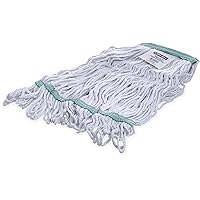 SPARTA Flo-Pac Cotton Mop Head, Loop-Ended, Wide Band with 5