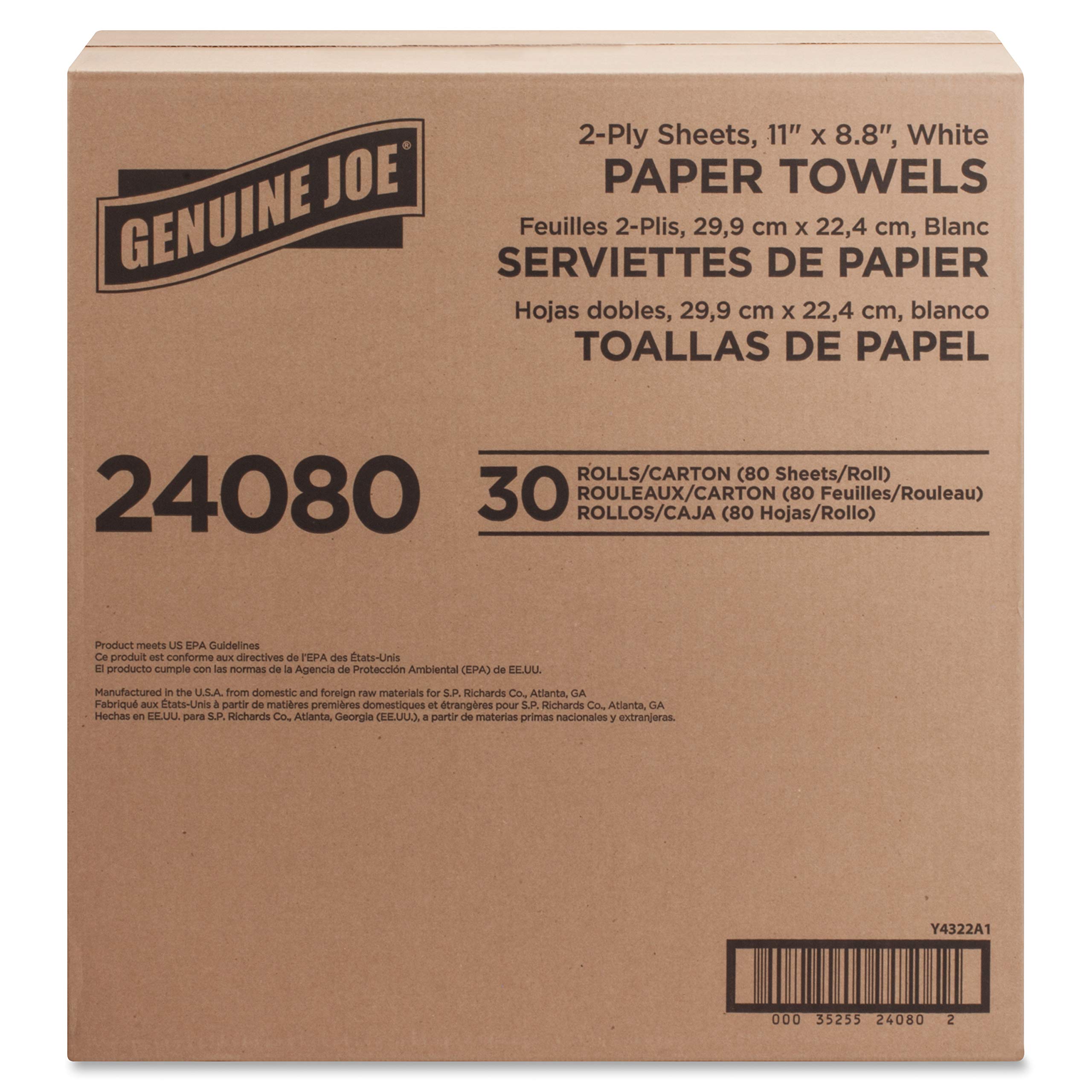 Paper Towels, 2-Ply, 80 Sheets/Roll - Parent (1)