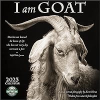 I Am Goat 2023 Wall Calendar: Animal Portrait Photography by Kevin Horan and Wisdom From Nature's Philosophers | 12