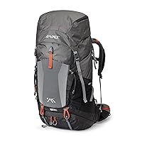 AMPEX Hiking Backpack | Camping Essentials Lightweight Backpack for Men & Women, Travel Bag for Backpacking, Camping, Hunting and More (50 Liter)