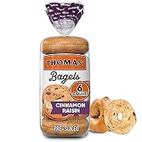 Thomas' Cinnamon Raisin Bagels, 6 count, 20 oz