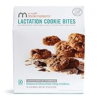 Munchkin® Milkmakers® Lactation Cookie Bites, Oatmeal Chocolate Chip, 10 Ct