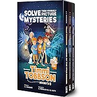 Timmi Tobbson Big Boxed Set: Solve-Them-Yourself Picture Mystery Adventures for Boys and Girls aged 8-12 (Books 1-3)