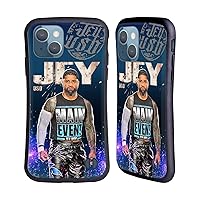 Head Case Designs Officially Licensed WWE Portrait Jey USO Hybrid Case Compatible with Apple iPhone 13