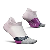 Feetures Elite Light Cushion No Show Tab Ankle Socks - Sport Sock with Targeted Compression - (1 Pair)