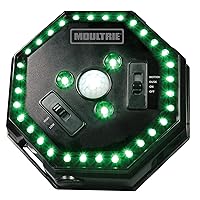 Moultrie Feeder Hog Light | 35 LEDs | 4-Way Switch | Attaches to Most MOU Feeders, Black, 1 pack