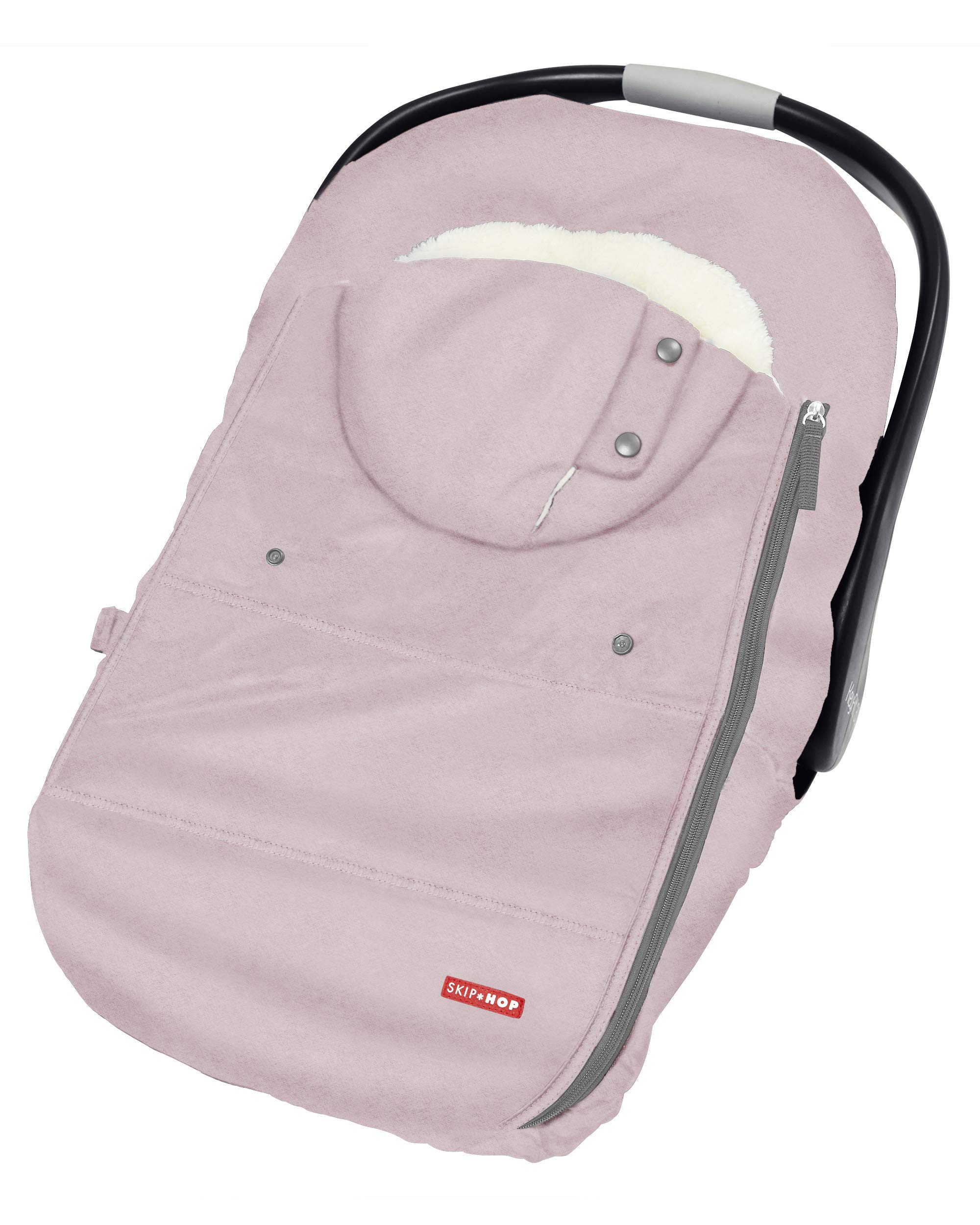 Skip Hop Winter Car Seat Cover, Stroll & Go, Pink Heather